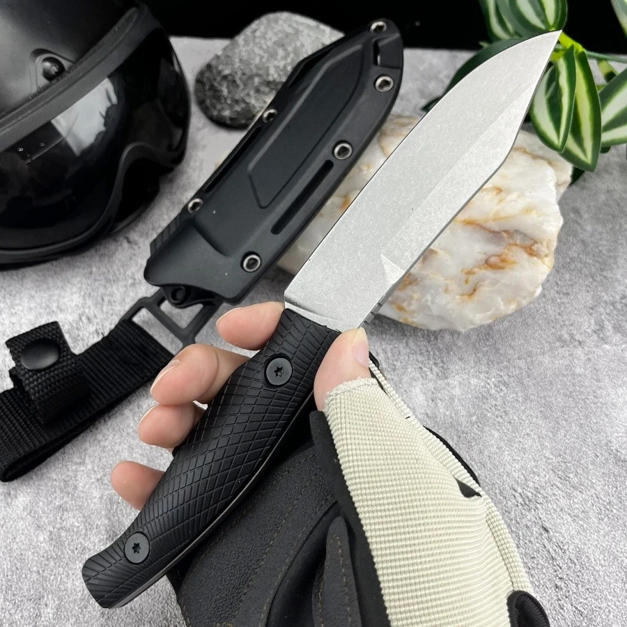 

Тактический нож KS 1083 с ножнами K, лезвие 8Cr13Mov, нейлоновая ручка из волокна, необходимые предметы для пеших прогулок на открытом воздухе высокой твердости