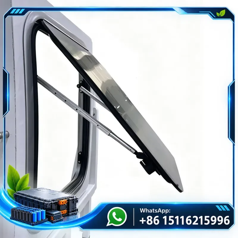 W400 X H500 MM Aluminum Alloy Dule-pane Acrylic Glass Top-hinge RV Caravan Curved Windows with Fly Net for Wall Radius R5000
