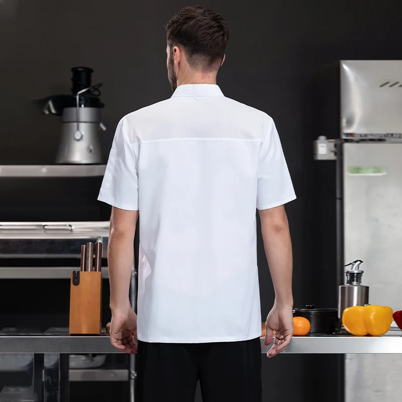 Uniforme de Chef Pizzai, servicio de comida, traje de cocina, chaquetas de cocinero para restaurante, panadería, cafetería, camarero, camarera, ropa de trabajo