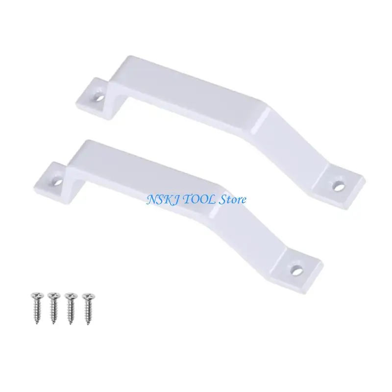 L8RC Set of 2 Elegant Garage Door Pull Handles for Industrial Styles Decoration