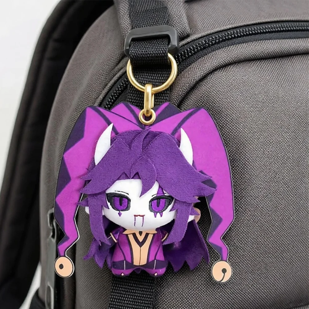 10cm Freak Circus Jester Plüschpuppe 10cm Anime Clown Jester Stofftier Halloween Plüschpuppen Geschenk Weihnachtsdekoration