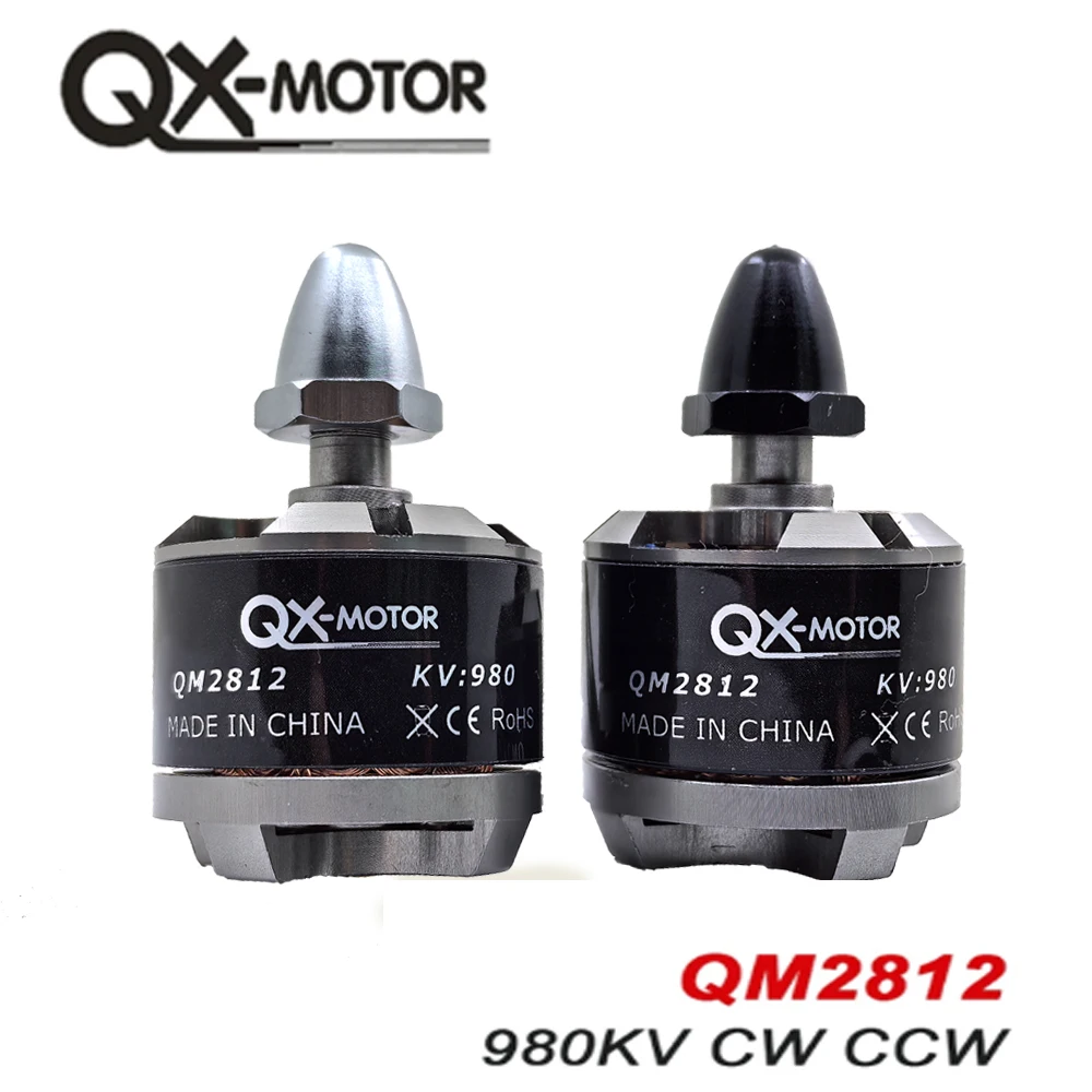 

QX-MOTOR QM2812 бесщеточный двигатель 980K CW CCW, широко подходит для игрушечных аксессуаров с дистанционным управлением F330 F450 F550