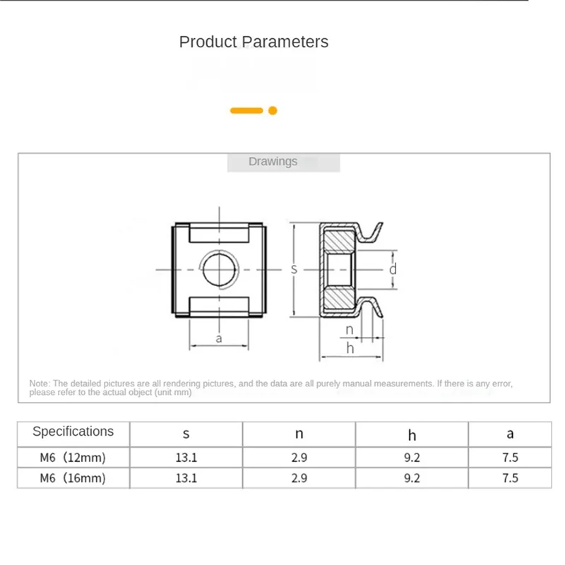 ABGR-50Pcs m6x16mm parafusos de gabinete montagem em rack gaiola porcas arruelas de parafuso para prateleiras de distribuição de chassi de servidor roteadores