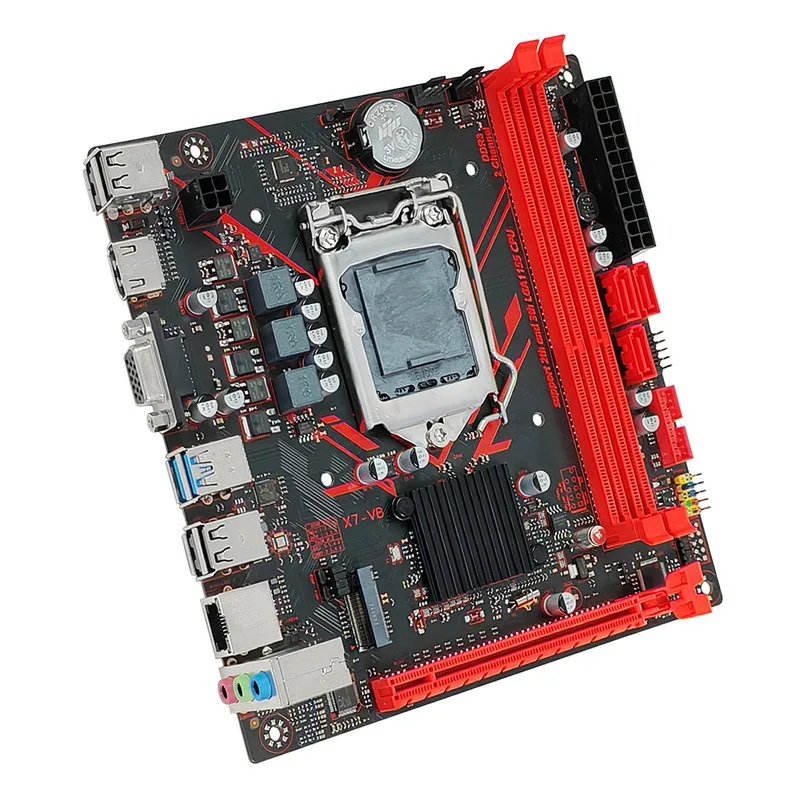 لوحة أم صغيرة itx B75 وحدة المعالجة المركزية RAM كومبو i5 i7 3570 3770 e3 1225 1245 1265 v2 2x8GB DDR3 mini itx مجموعة اللوحة الرئيسية للألعاب المكتبية 1155