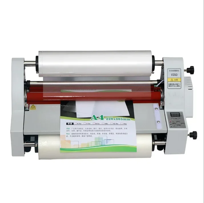 DX-V480 Desktop Laminating Machine Small Semi-automatic Film Laminating 450mm Laminating Machine