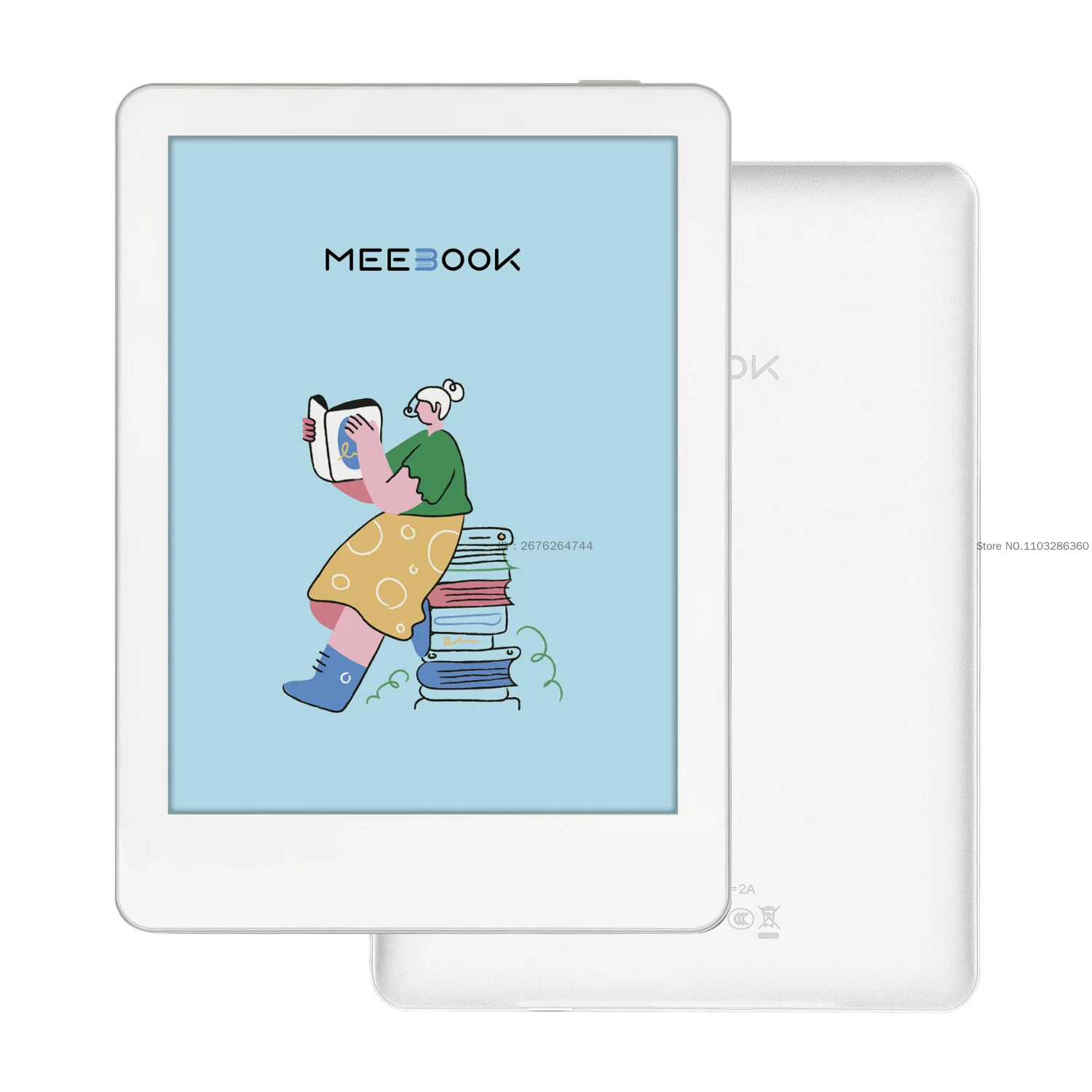 오닉스 도착 Meebook M6C 다채로운 Ereader 6인치 안드로이드 11 구글