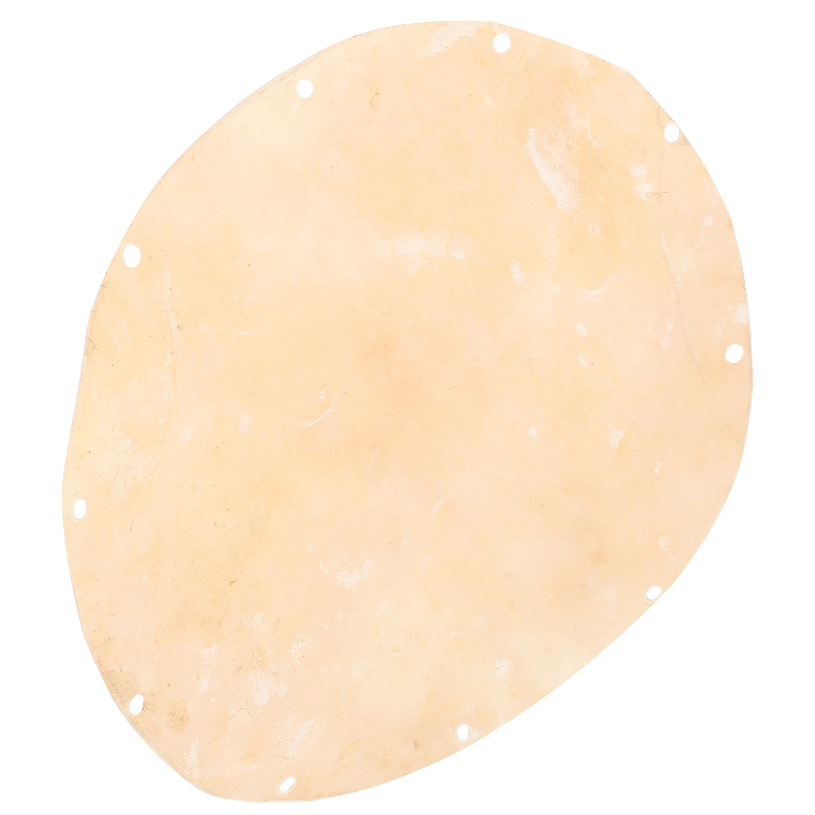 

20cm Hand Goat Skin Cover for African Drum Replacement Lightweight Elastic Tambourine Skin Drum Supplies