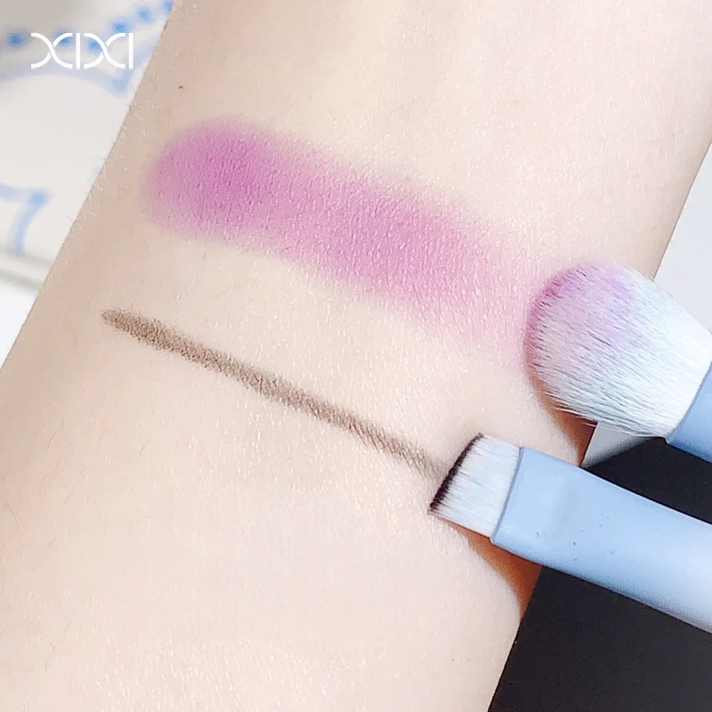 8-delige make-upborstelset Professioneel zacht synthetisch haar voor foundation blending oogschaduw contouren