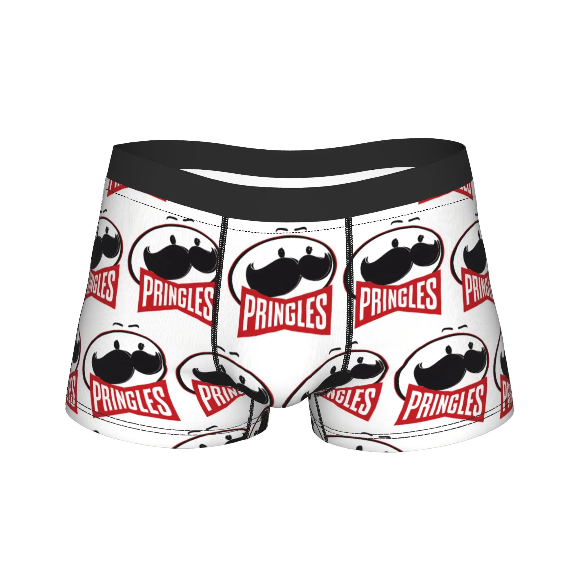Delicious potato chips Pringles Underwear  Males Panties Custom Soft Trend Trunk Hot Sale Boxer Brief Big Size 2XL