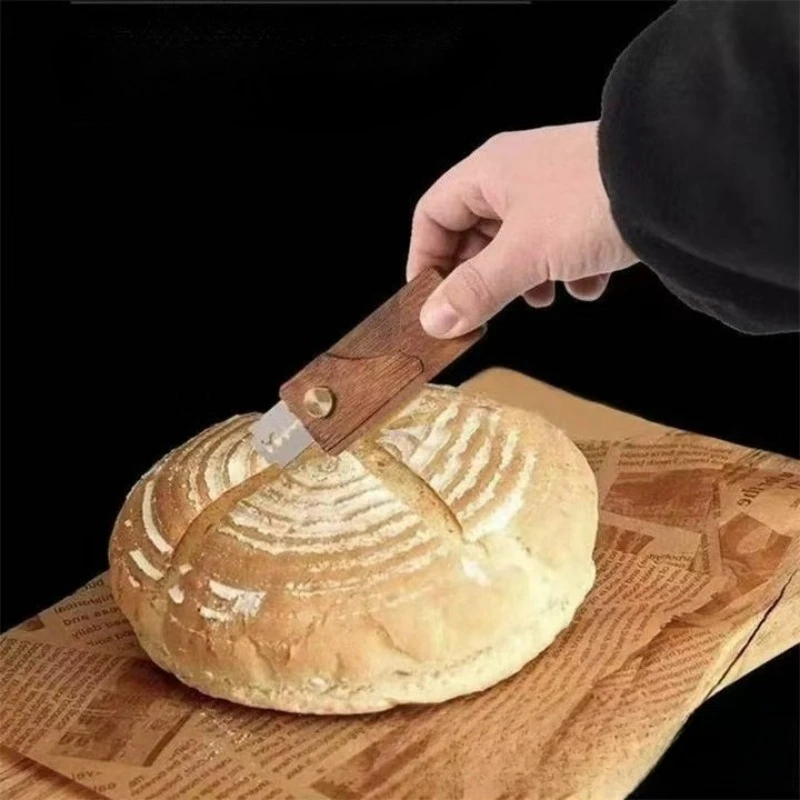 

Hand Crafted Sourdough Lame Scoring Tool,Bread Scorer Tool for Homemade Bread Baking, Dough Scoring Bread Knife