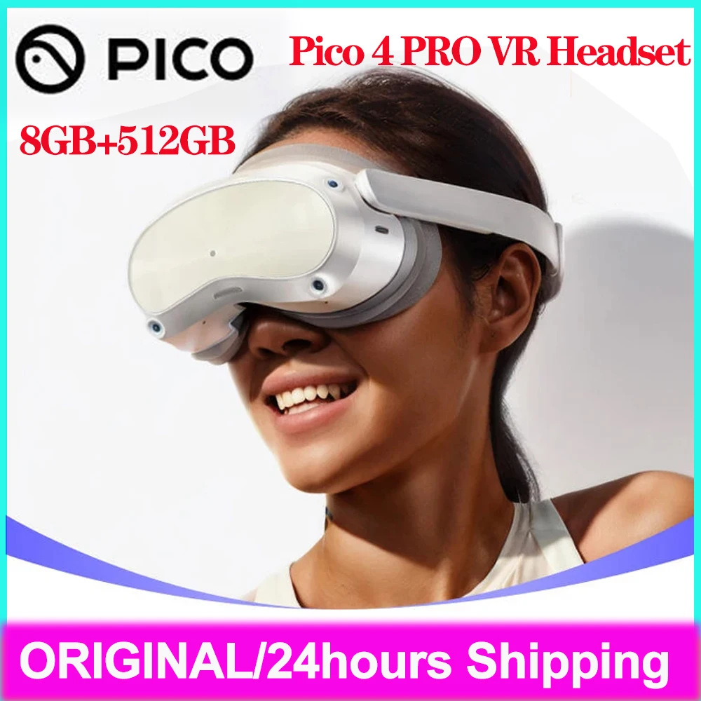 Pico 4 PRO VR Headset PICO 4 All-In-One Virtual Reality Headset 3D Fast LCD Screen 105 FOV VR Headset Steam VR Metaverse Games