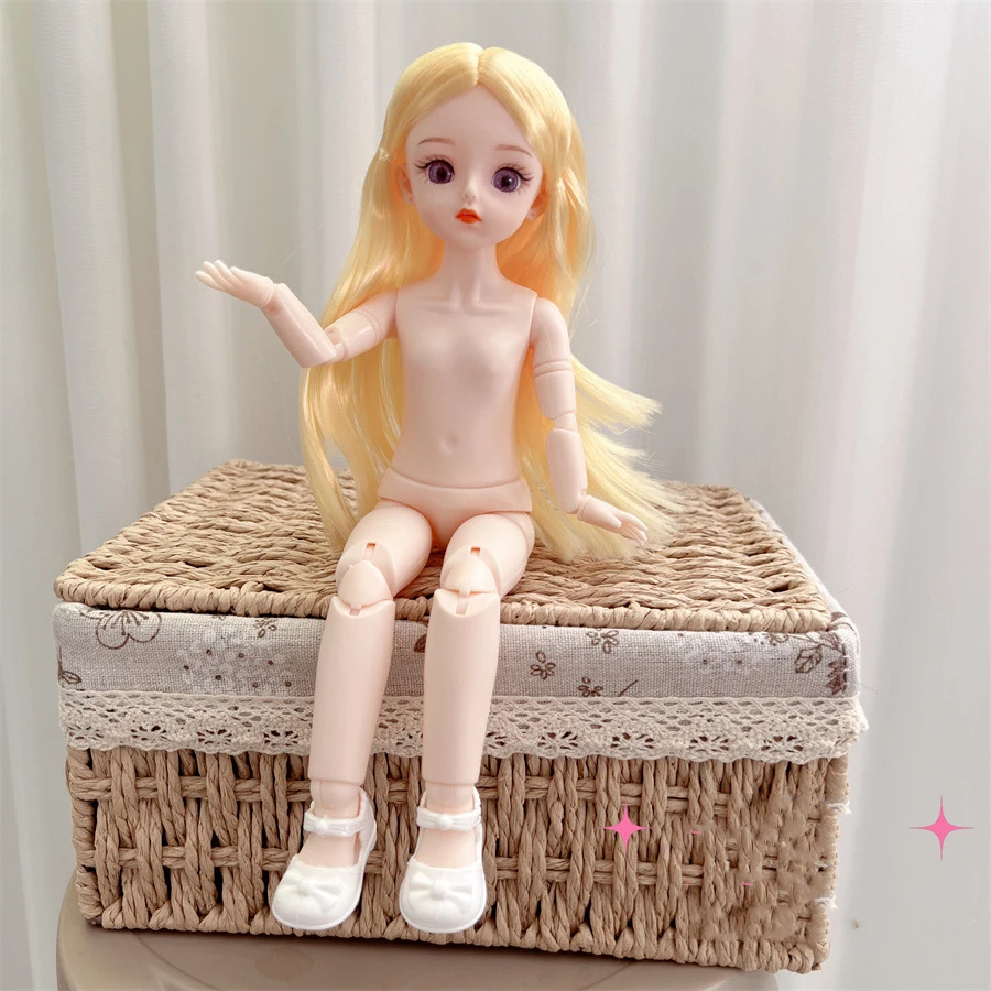 

Кукла BJD, масштаб 1/6, 30 см, шарнирная кукла, 20 суставов, телесное тело с разноцветными глазами, коллекционная игрушка для девочек