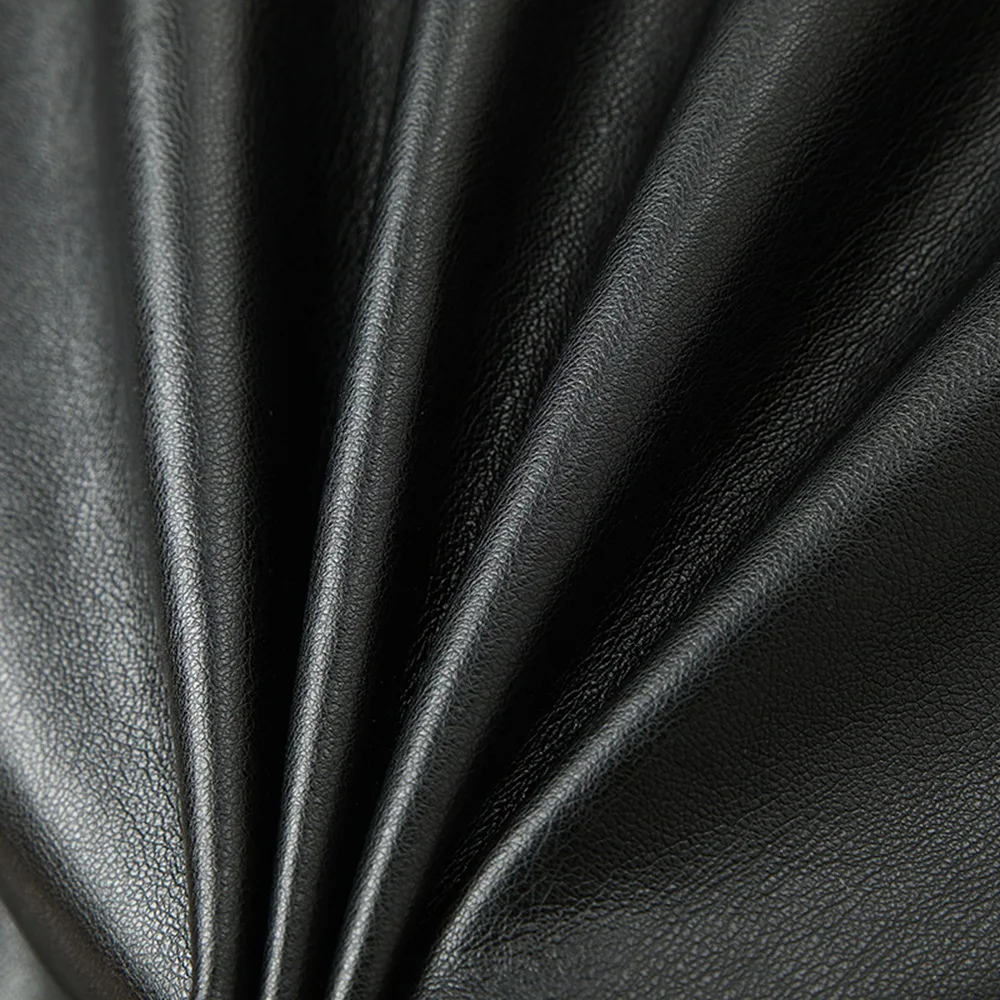 Giacca da motociclista da donna in ecopelle - Giacca corta ispirata a Y2K per la primavera e l'autunno