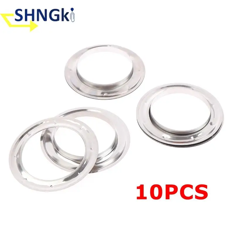 10pairs Eyelet Curtain Rings Curtain Grommet Top Silvery Metal Ring Header Curtain Accessories  4cm inner diameter