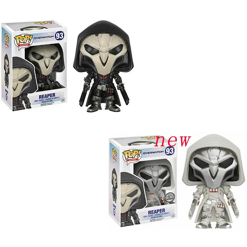 Funko Pop Overwatch Reaper 93# Widowmaker 94# Tracer 92# Mccree 182# Vinyl Doll Action Figure Model Toys Children Birthday Gifts