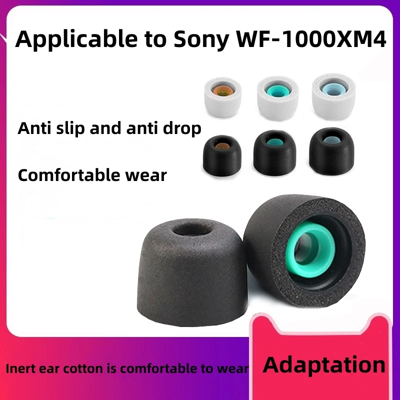 

Xsl memory ear cotton silicone earmuffs slow elasticity suitable for sony wf-1000xm4 earphone earmuffs