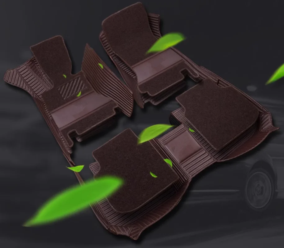 Top quality! Custom special car floor mats for Mercedes Benz EQE 53 43 AMG SUV 2023 2024 double layers carpets for EQE43 2025