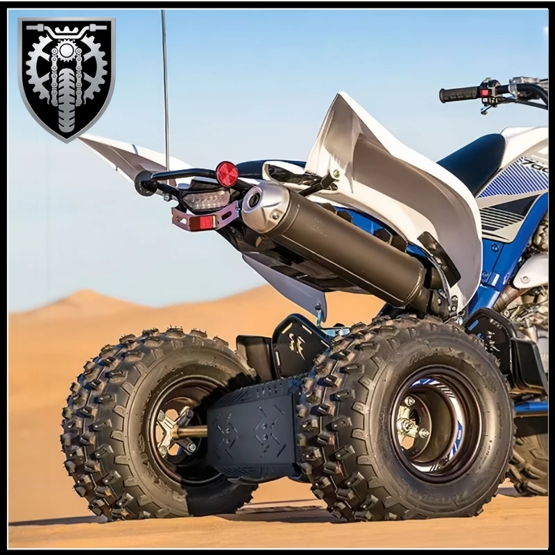 KEMIMOTO ATV Rear Bumper Bash Guard Sprocket Cover Compatible with for Yamaha Raptor 700 700R 2006-2024 Iron Bracket Accessories