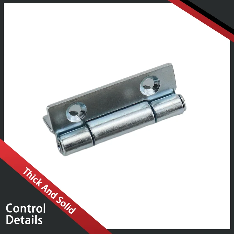 Iron Galvanized Commercial Activity 2-Inch Narrow Sided Square Thickened Industrial Machinery Cabinet Door Hinge