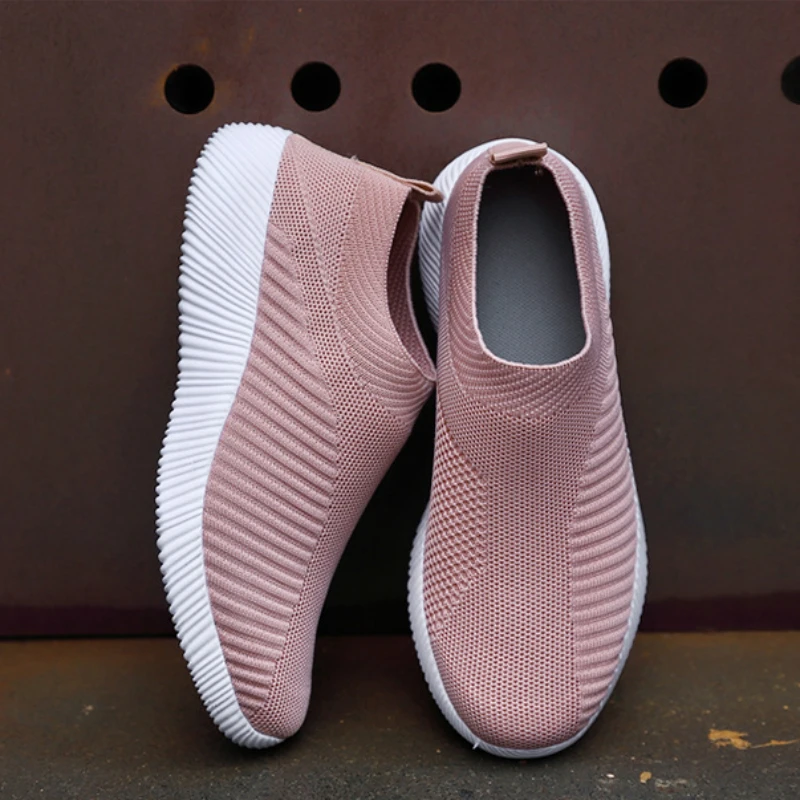 

Women Casual Shoes Fashionable Comfortable Breathable Flat Shoes Breathable Mesh Lightweight Women's Sports Shoe Zapatos Mujer