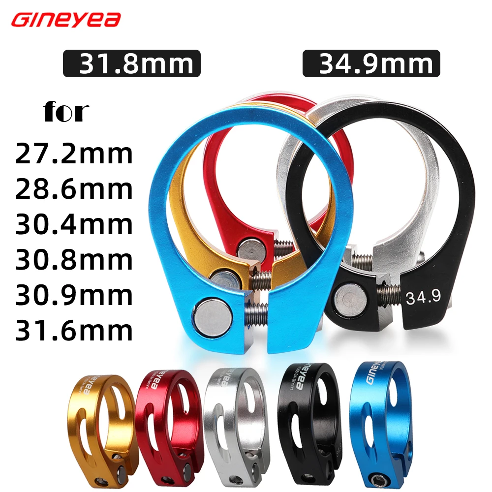 Gineyea Bicycle Seatpost Clamp 27.2/28.6/30.4/31.8/34.9/30.9/31.6mm FOR Zoom KS EXA Seat Tube Lock Up MTB BMX Road Bike Parts