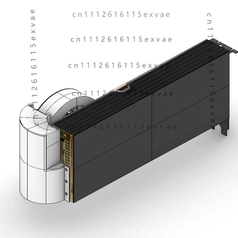 External Silent Turbo Active Heatsink FOR AMD 7150X2 Compute Card