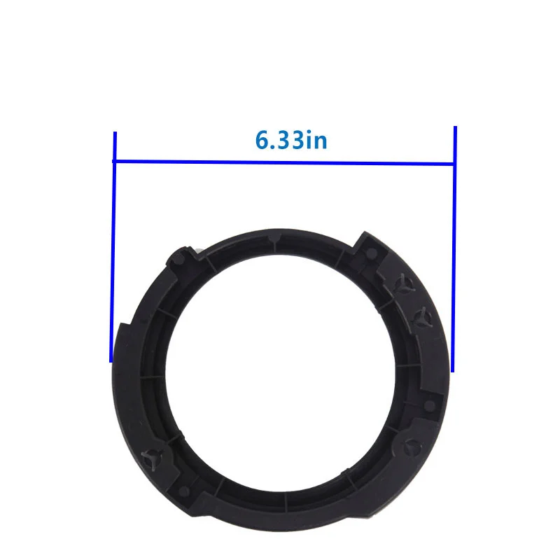 7 Inch Round Headlight Mounting Retaining Bracket Ring Set with Headlight Metal Ring for Jeep Wrangler JK 2007-2017 Accessories