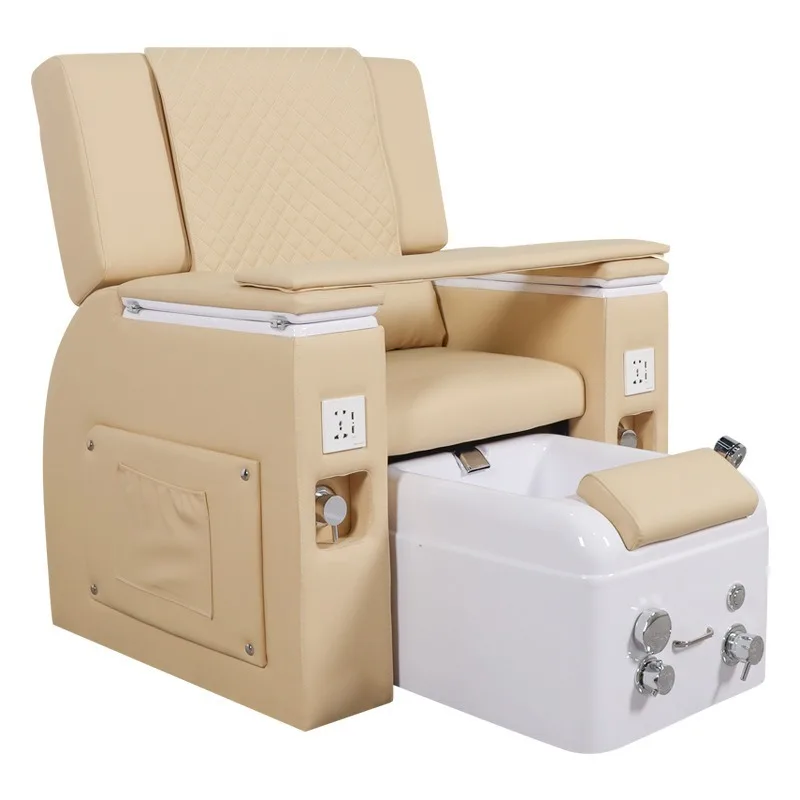 Multifunctional manicure and eyelash embroidery sofa, foot beauty recliner, single foot washing electric foot