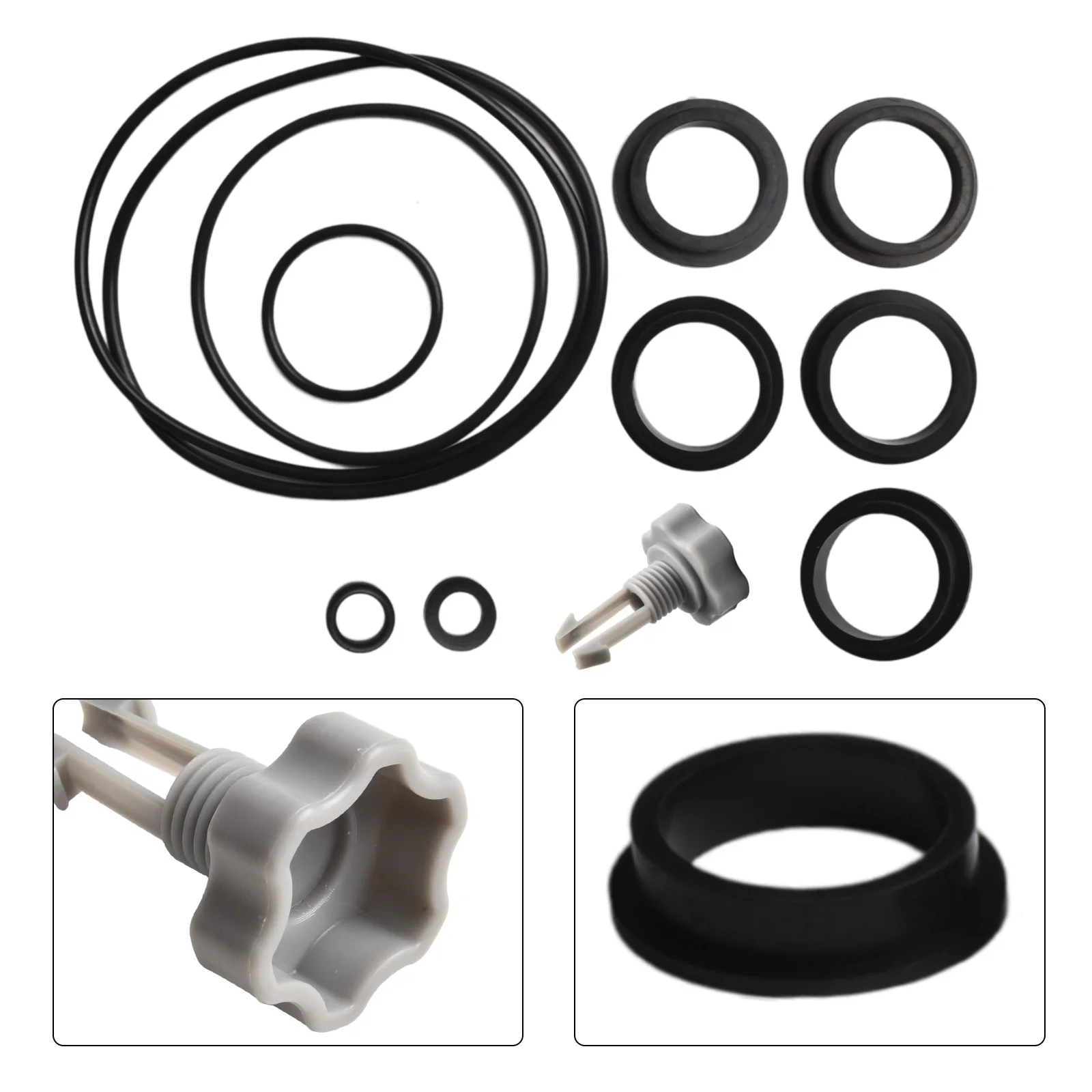 For Intex Sand Filter Pump Air Release Valve O-Rings Kit Sand Filter Replacement Parts Pool Filter Pump Gaskets Replacement