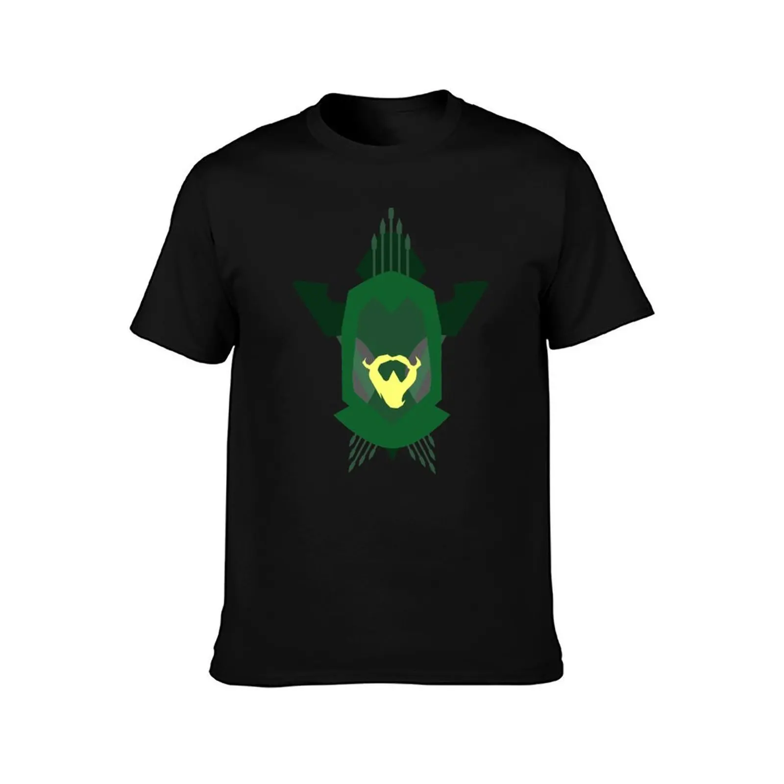 The Emerald Archer - Green Arrow T-Shirt, Summer Casual Cotton Tee, Oversized Streetwear Tops, Vintage Graphic Print