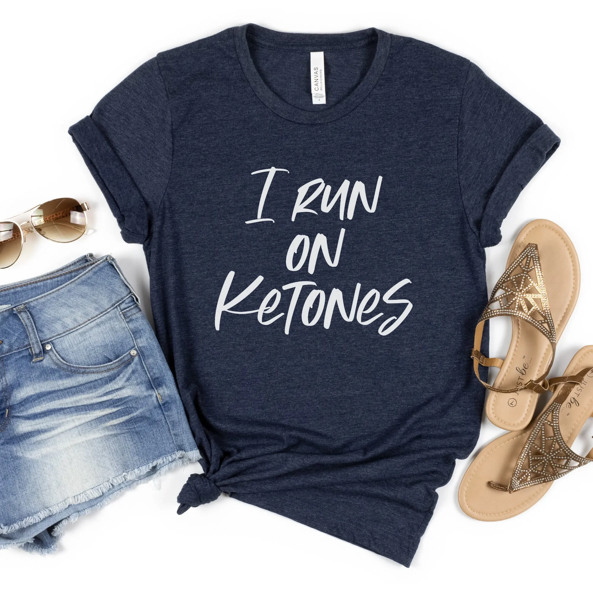 Intermittent Fasting Shirt I Run On Ketones T Diet Motovation Weight Loss Autophagy Keto Low Carb S Lovers