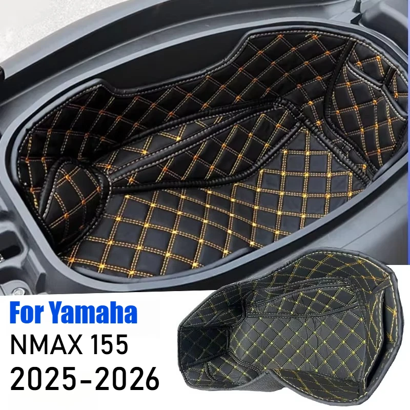 New for Yamaha NMAX155 2025 NMAX 155 Motorcycle Seat Bucket Liner Cushion Storage Box Mat Protector Accessories