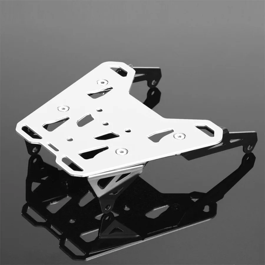 رف خلفي CRF300L متوافق مع موديلات رالي CRF 300L وCRF300L من 2021 إلى 2025 حامل أمتعة ذيل الدراجة النارية باللون الفضي #4