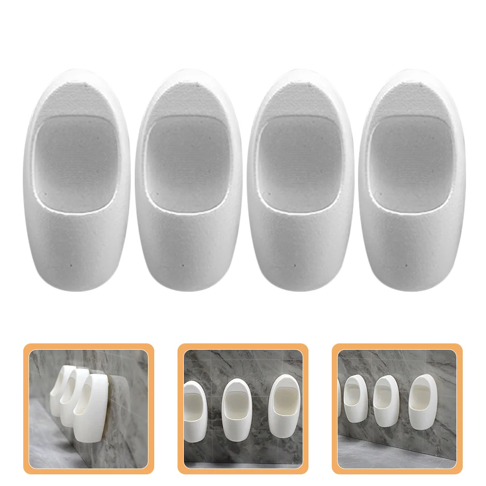 

Mop Toe Slippers Miniature Public Toilet Kit Seat Toy Architectural Model Double-layer Decoration
