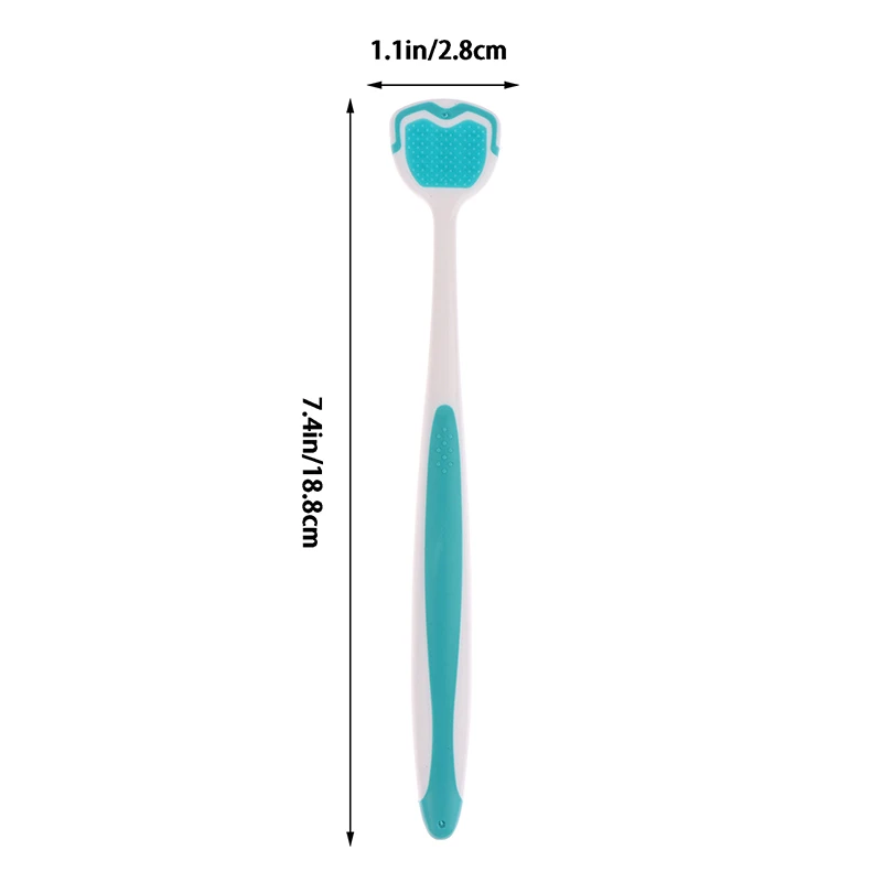 1Pc Soft Tongue Coating Brush Tongue Coating Cleaner Portable Tongue Coating Cleaner Remove Odor To Keep Clean Fresh Breath