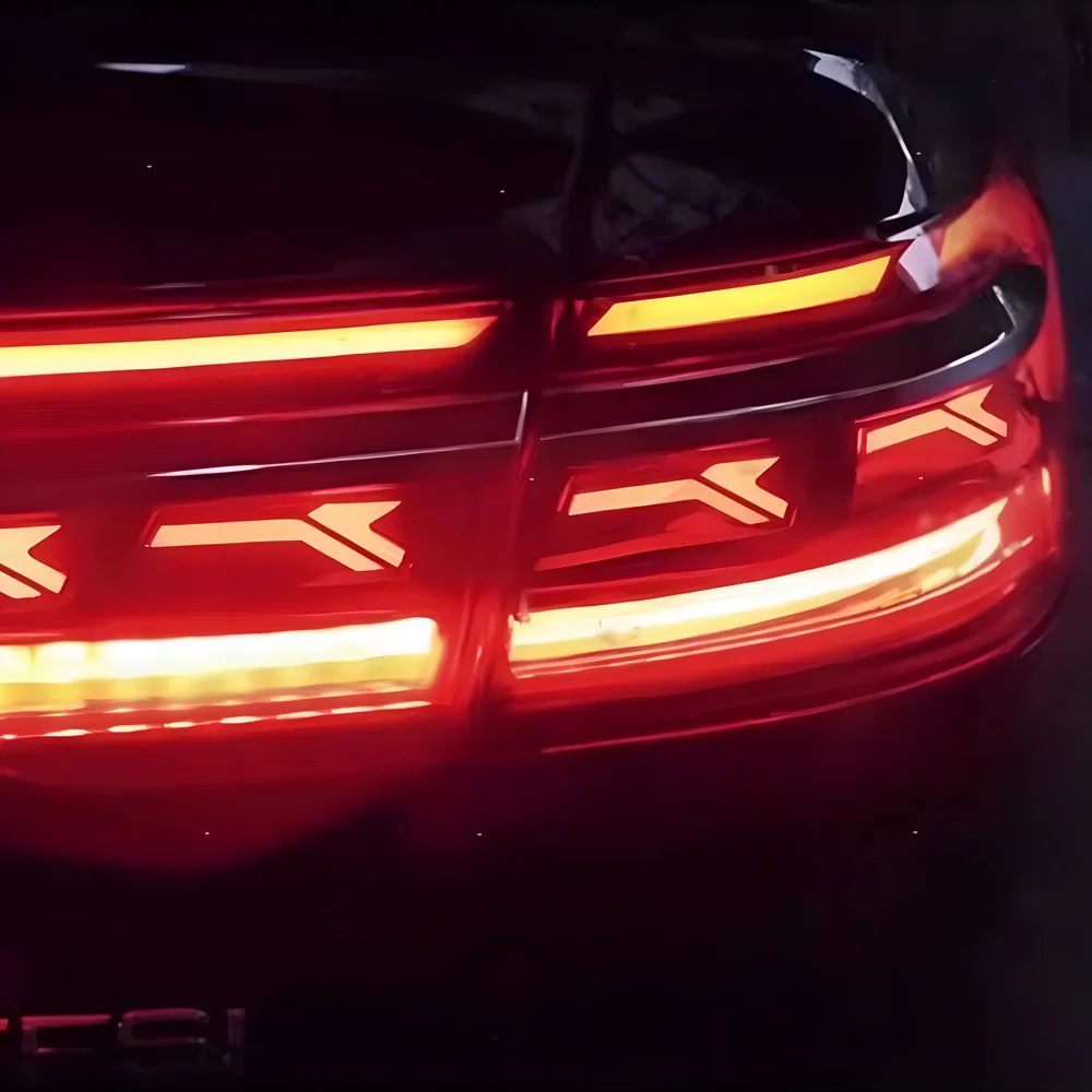 

Автомобильные задние фонари в сборе для Audi A8 2018-2022, светодиодные автоматические задние фонари, обновленный эффект запуска, динамические аксессуары для задних фонарей