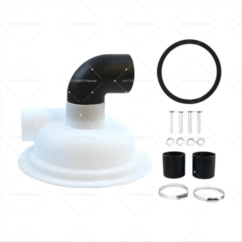 Cyclone Filter Dust Collector with Elbow Chipboard Separator Lid for Vacuum Cleaner