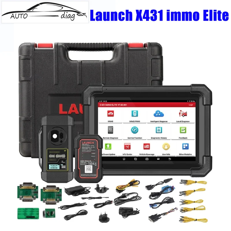 LAUNCH X431 IMMO Elite key programmer Immobilizer Diagnostic Tool Anti-theft Matching OBD2 Scanner 15+ Reset Immobilizer Program