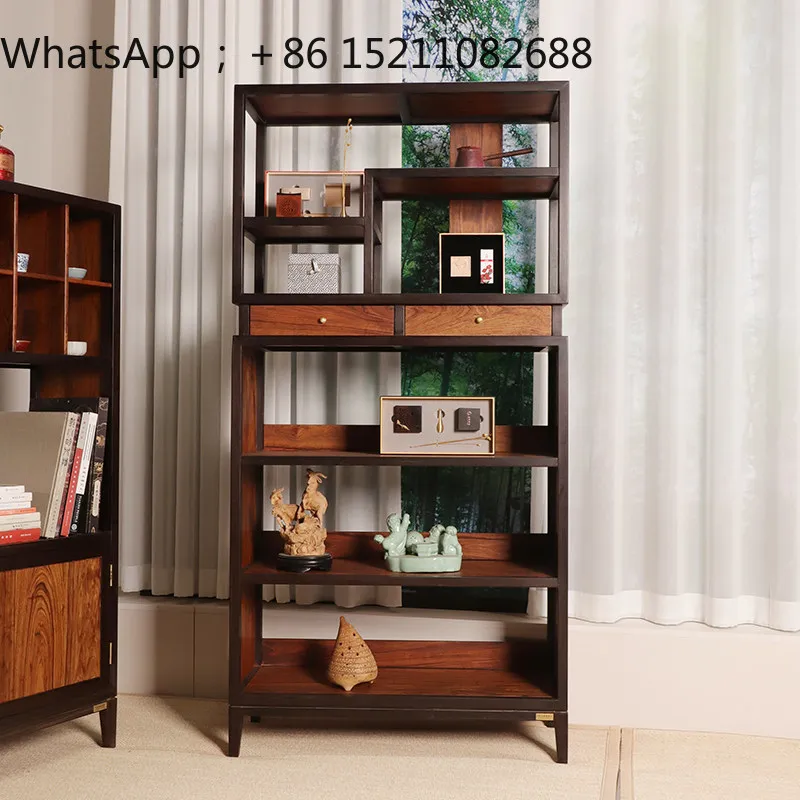 SCY Tea Room Office Household Bogu Rack Light Luxury High-end Duobao Pavilion Tea Shelf Display Rack
