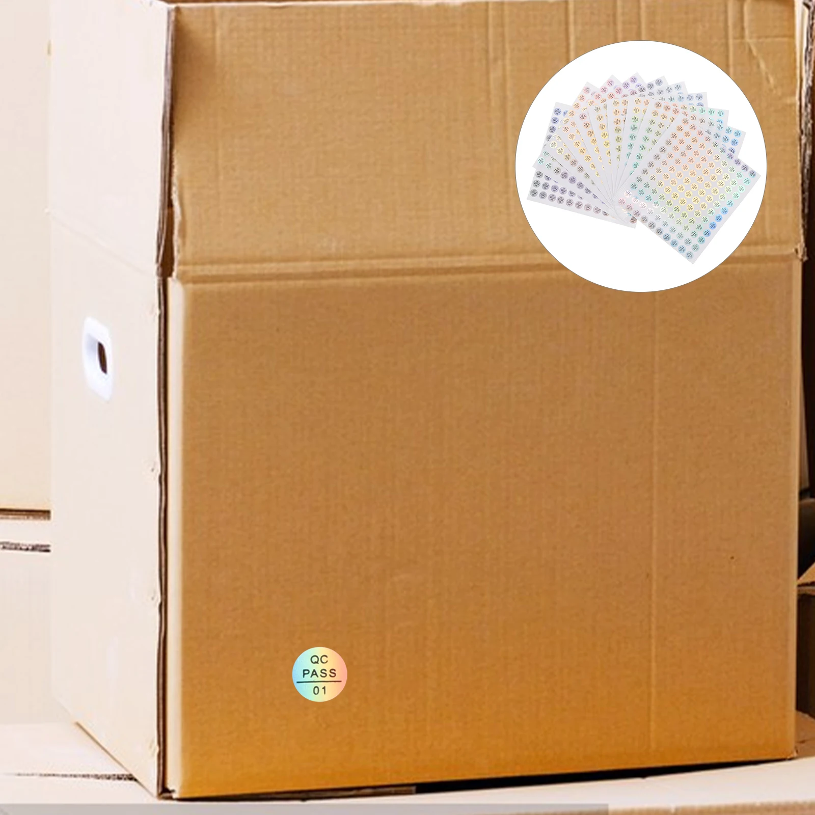 

10 Sheets Qc Approved Tags Control Approval Labels Green Tamper Evident Product Inspection Seals Quality Assurance Verification