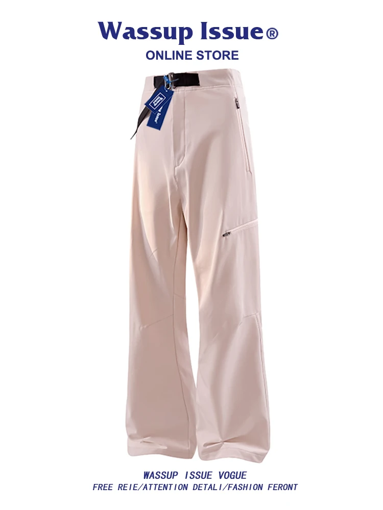 WASSUP ISSUE American Sle الرجال الصيف مقاوم للماء تنفس فضفاض عادية مستقيم الساق السراويل Faionable الشباب النشط Sle #3