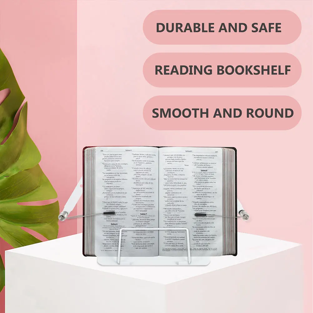 

2 Pcs Bookshelf Reading Rack Child Accessories Lightweight Rest Iron Stand Holder