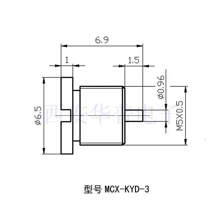 5pcs MCX-KYD-3 RF Connector Mcx-k Female Thread Installation Through Wall Fixed Socket Mcx RF Connector
