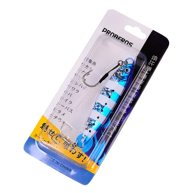 

Glow-in-the-dark long-range cast iron plate lead fish, metal lure, sea fishing boat fishing, bionic artificial bait, submerged