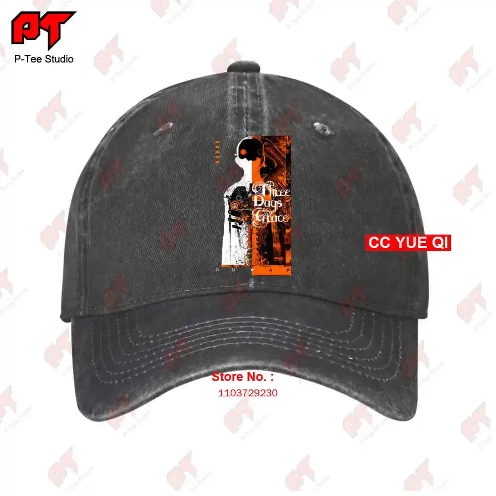 Three Days Grace Fifty Humannew Band Merch Baseball Caps Truck Cap R53S