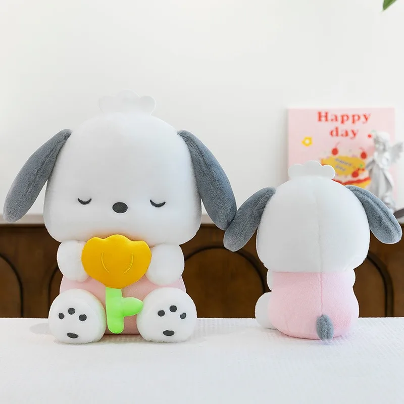 50cm 산리오 귀여운 포차코 봉제 인형 애니메이션 인형 어린이 생일 선물 대형 귀여운 봉제 인형 부드러운 베개 장난감 도매