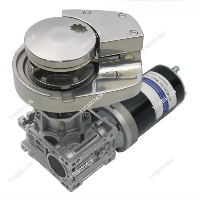Marine 12V 600W 900W 1000W 316L Stainless Steel Luxury Vertical Windlass Winch