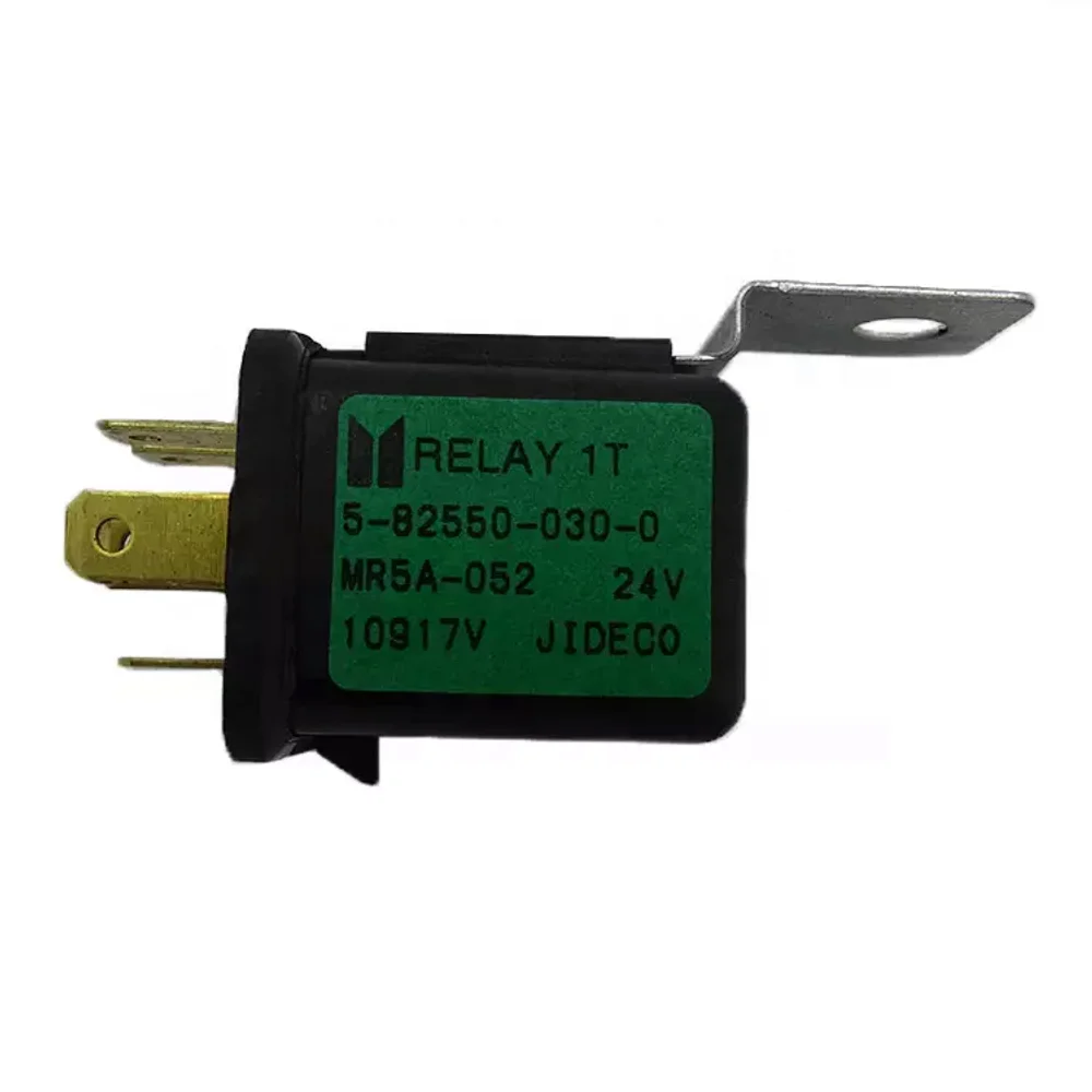 

Construction Machinery Parts JIDECO Preheating Relay 1T5-82550-030-0 MR5A-052 24V 10917V