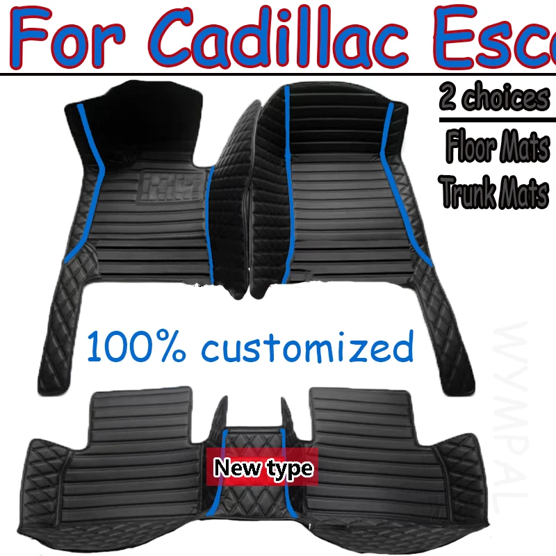 

Автомобильные коврики для Cadillac Escalade Seven Seats 2007, 2008, 2009, 2010, изготовленные на заказ автомобильные подушечки для ног, ковер, аксессуары для интерьера