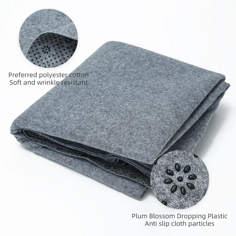 JP Wholesale Rug Tufting  Cloth Fabric Plastic non-slip particle Secondary Tufting Carpet Backing Cloth